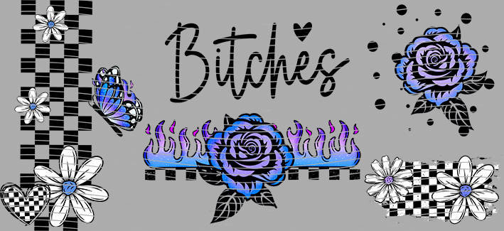 16oz Distressed Checkered-DC-109